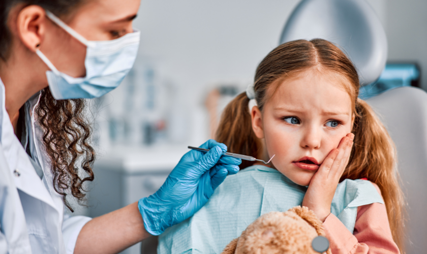 Teen patient resident of Hudson Valley during a dental checkup at Sparkill Dental